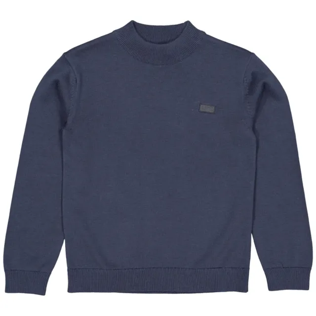 LEVV gebreide trui - donkerblauw