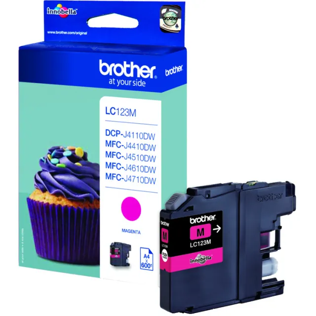 Brother LC-123M inktcartridge magenta