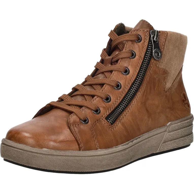 Rieker veterboots cognac, foto 5