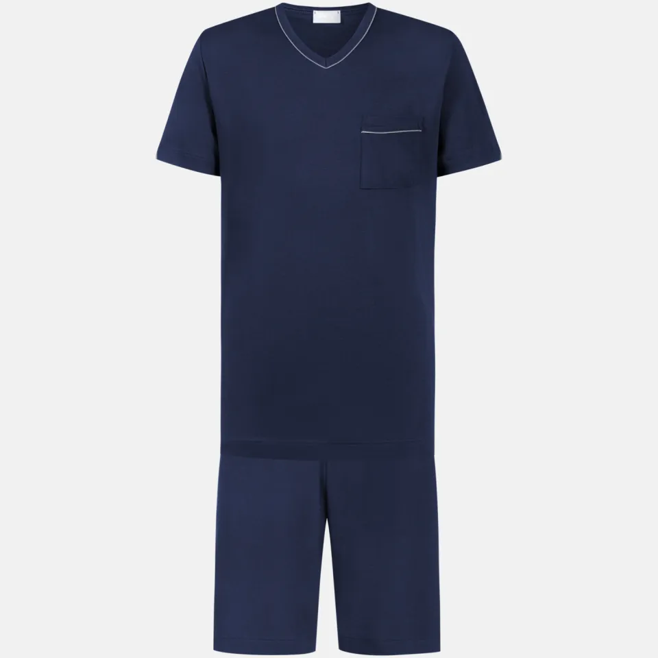 Mey pyjamaset jachtblauw kort yacht blue, foto 2