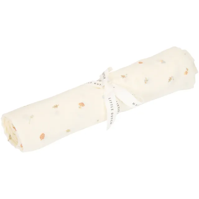 Little Dutch hydrofiele swaddle Forest Treasures ecru Offwhite