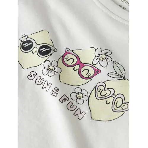 NAME IT MINI T-shirt wit, foto 3