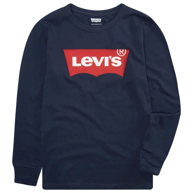 Levi's Kids longsleeve Batwing donkerblauw