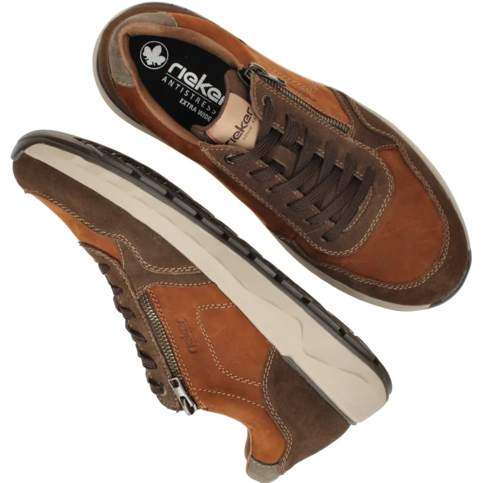 Rieker veterschoenen laag cognac, foto 7