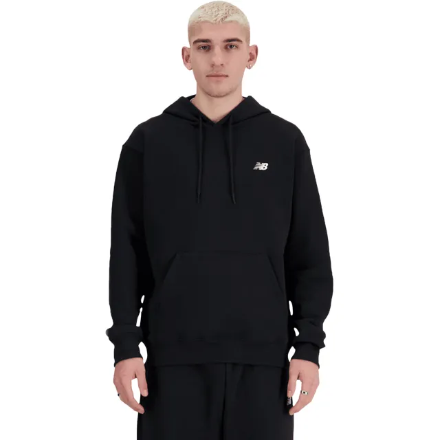 New Balance Essentials Hoodies Heren - Zwart - Katoen French Terry Black