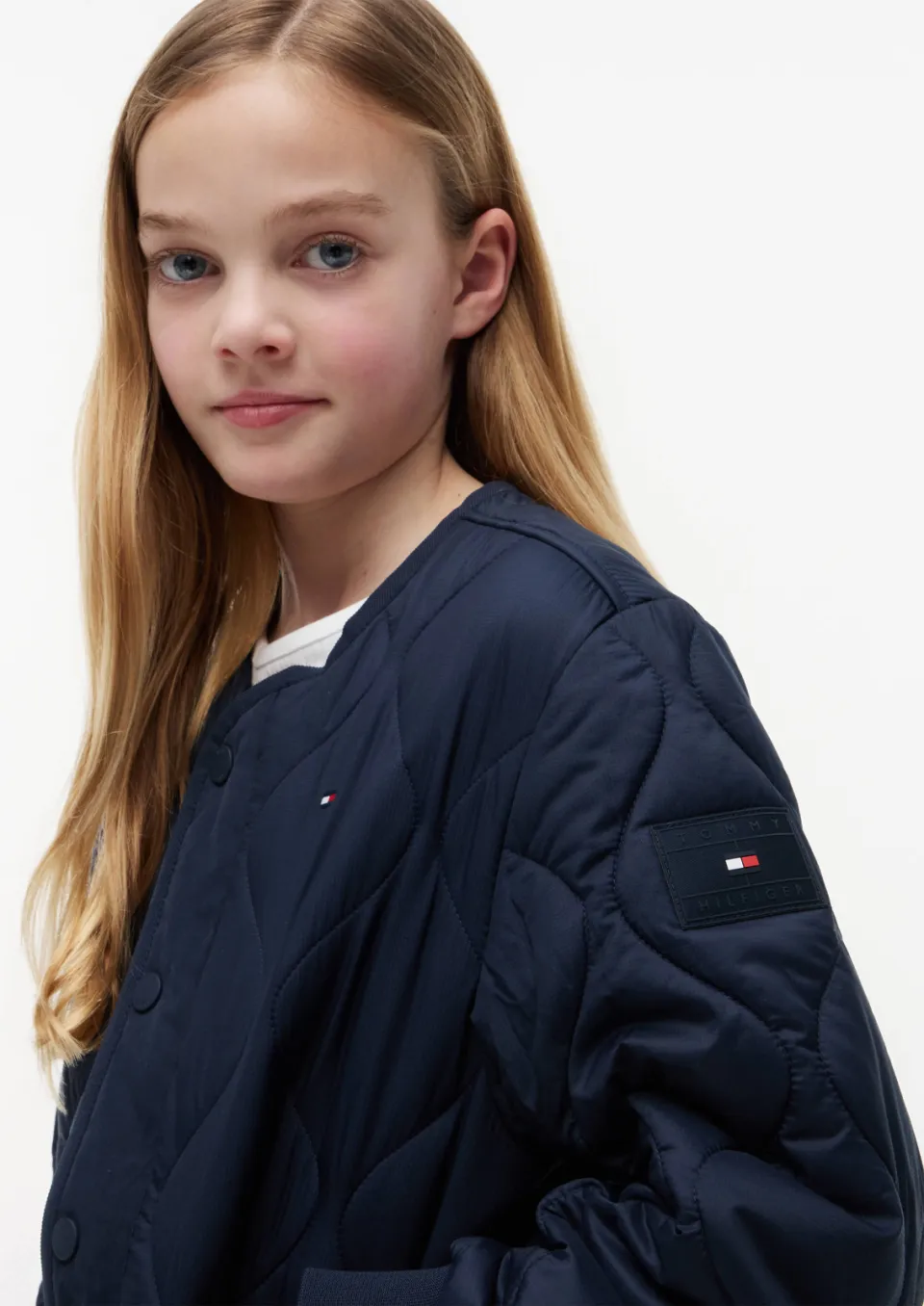 Tommy Hilfiger quilted tussenjas donkerblauw, foto 5