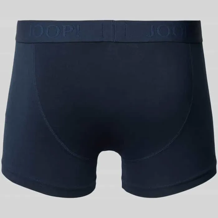 Joop! Boxershort met elastische band met label in een set van 3 stuks marineblauw, foto 2