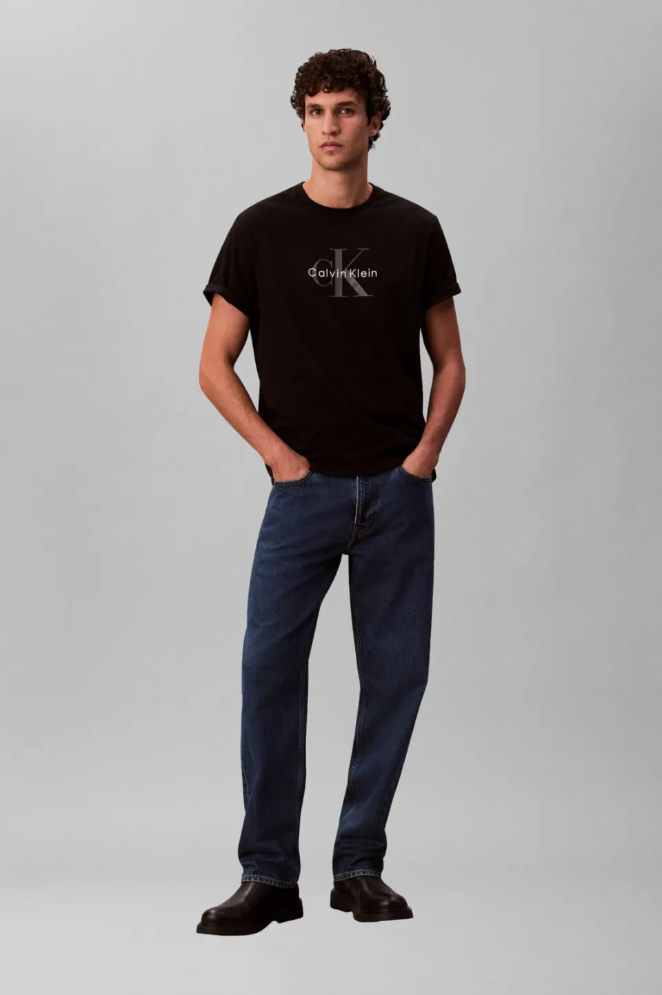 Calvin Klein JEANS oversized T-shirt zwart