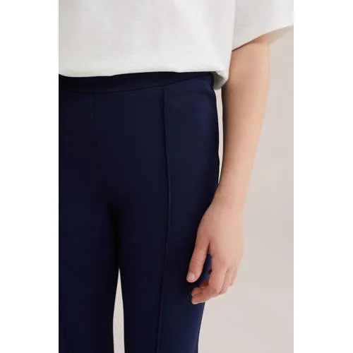 WE Fashion casual broek donkerblauw, foto 4