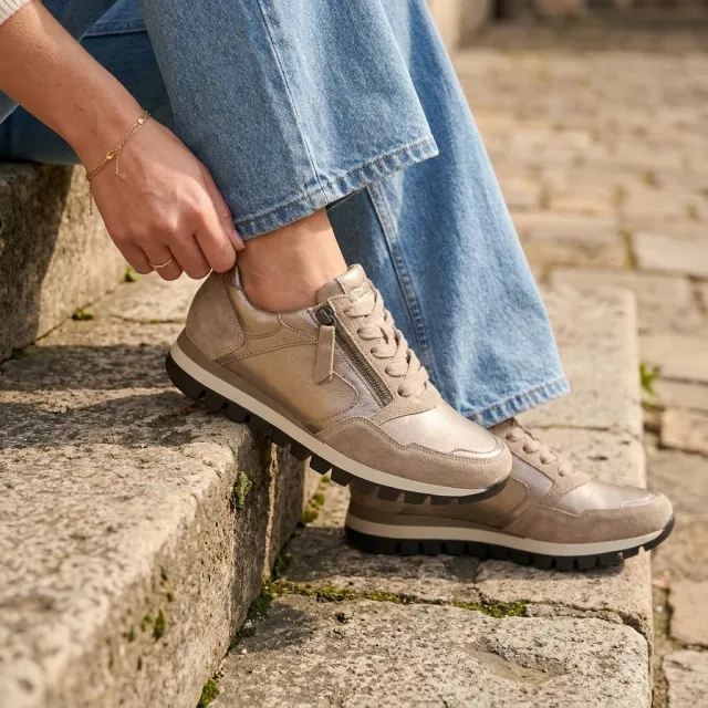 Gabor Gabor Sneakers beige Suede