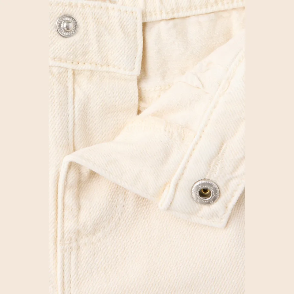 Mango Kids gebloemde wide leg jeans - beige, foto 4