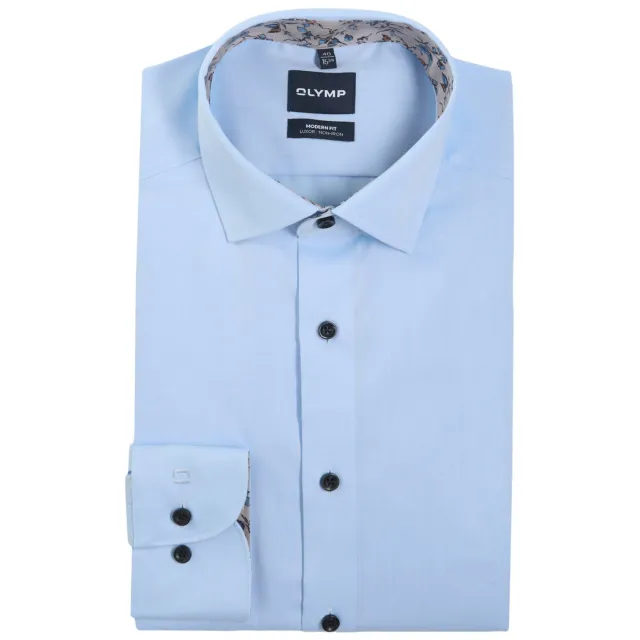 Olymp slim fit overhemd - lichtblauw Hemel
