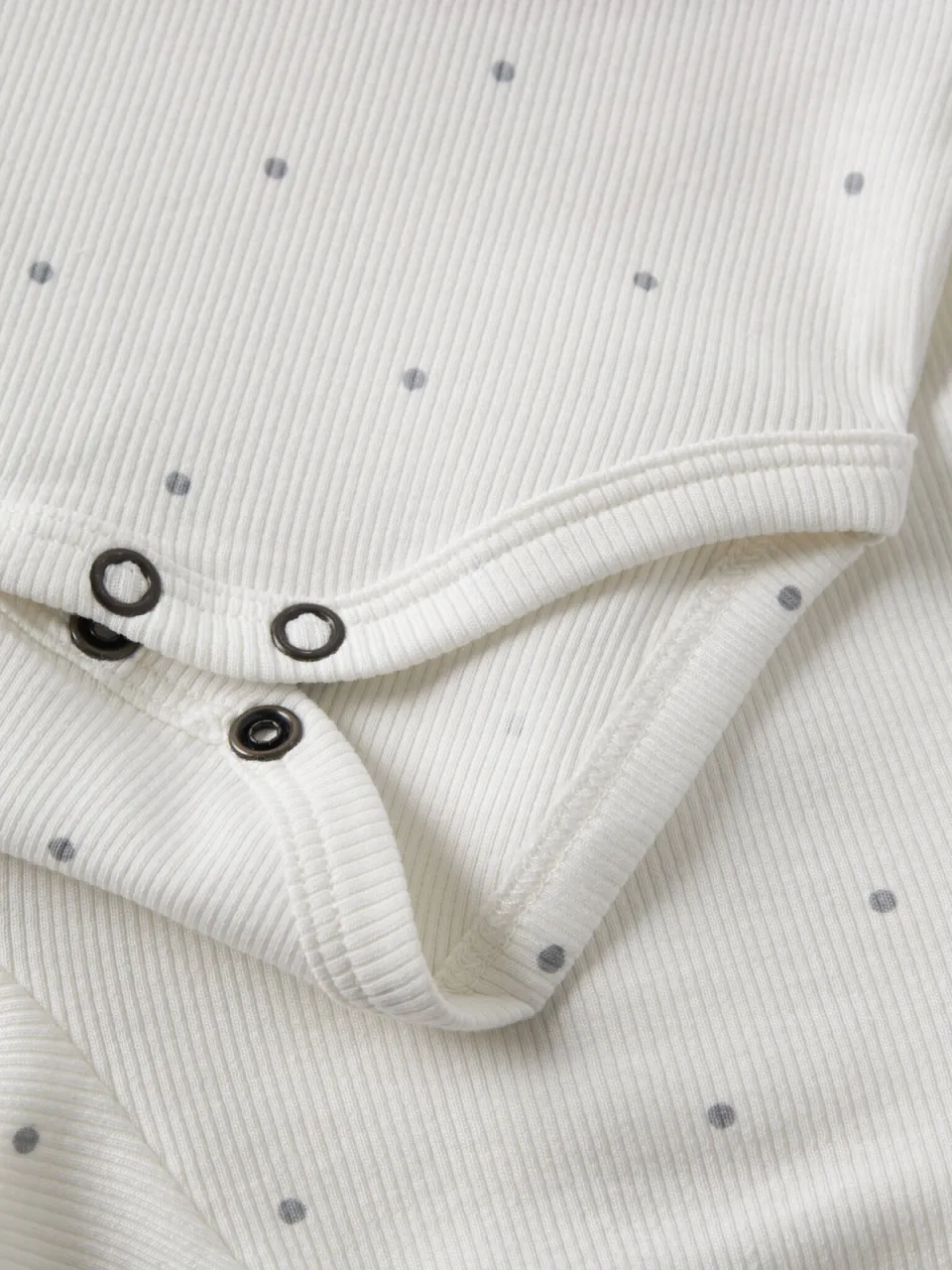 Lil' Atelier BABY gebreide romper met stippen - ecru, foto 3