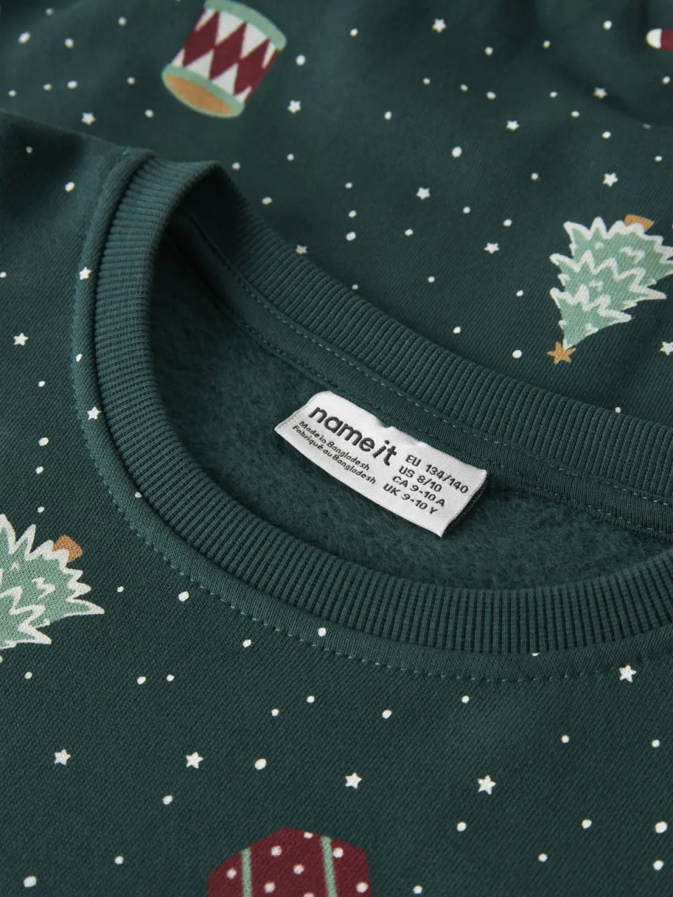 NAME IT KIDS sweater met print - groen, foto 3