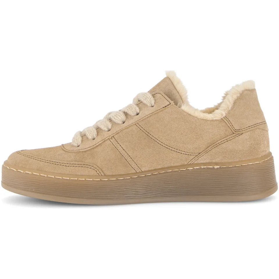 Gabor sneakers beige met warme voering