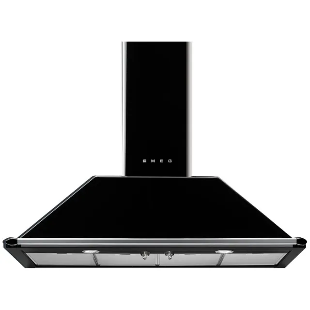 Smeg KT110BLE wandschouw afzuigkap zwart