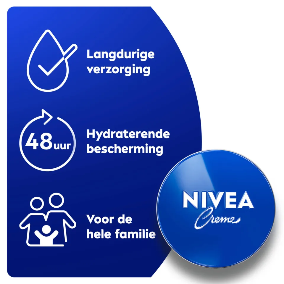 Nivea Crème blik 4 x 150 ml, foto 3