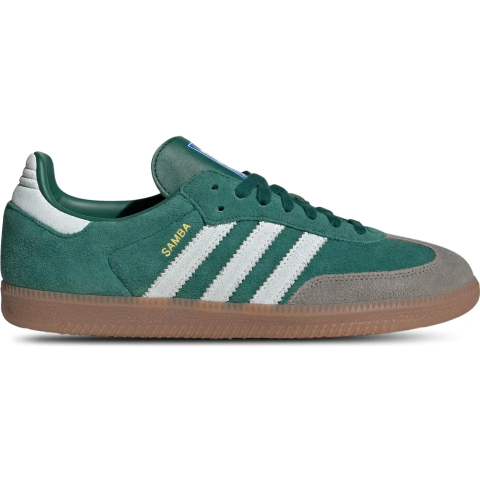 Adidas Lage Sneakers adidas Samba OG Collegiate Green Gum Grey Toe