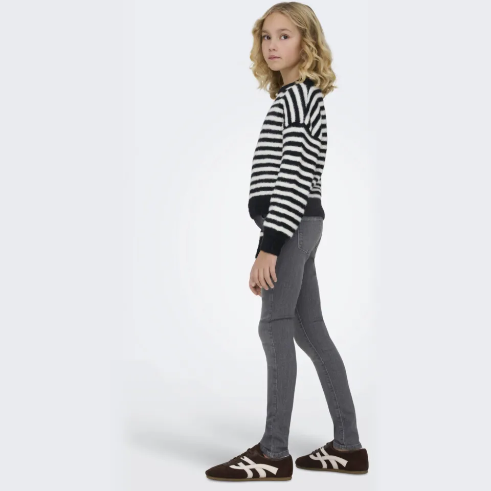 KIDS ONLY GIRL skinny jeans grey denim, foto 3
