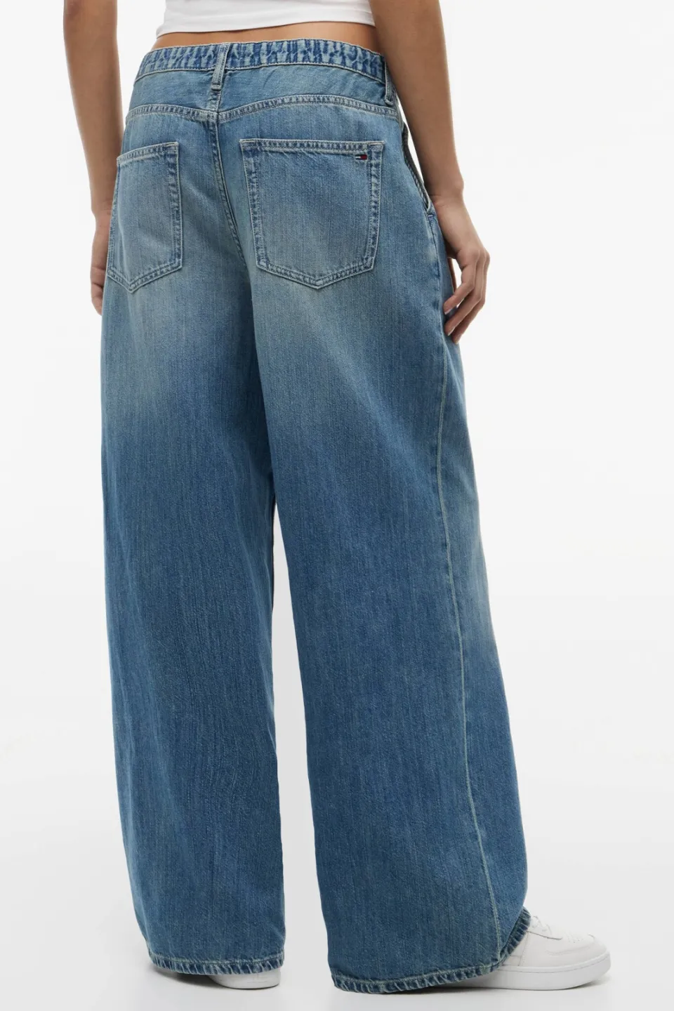 Tommy Jeans regular waist wide leg jeans - mediumblauw, foto 5
