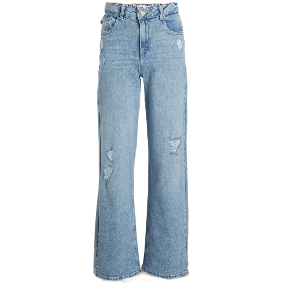 Cars wide leg jeans bleached damag, foto 2