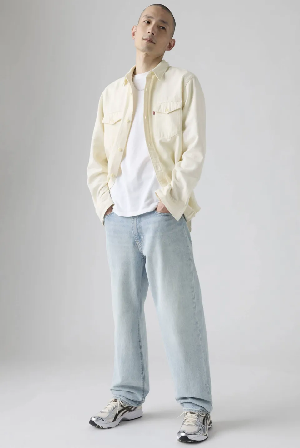 Levi's 568 loose fit jeans - light blue denim BABY BLUE ESSENTIALS