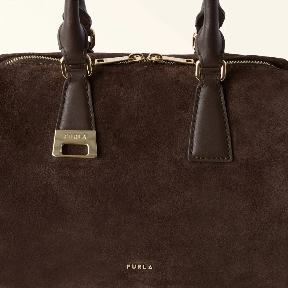 Furla Olivia M handtas donkerbruin bruin, foto 3