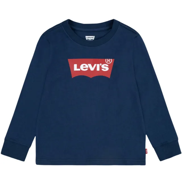 Levi's Batwing longsleeve donkerblauw, foto 2