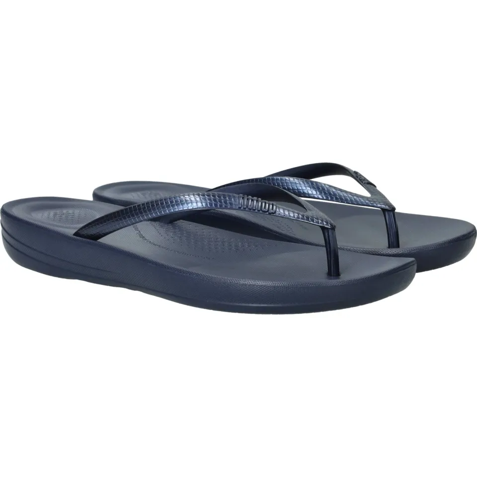 FitFlop Iqushion Ergonomic teenslippers blauw, foto 3