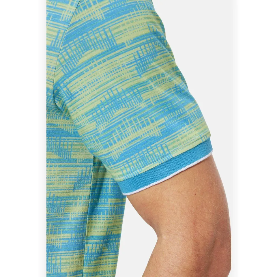 Babista Plus Size gestreepte polo - turquoise, foto 7