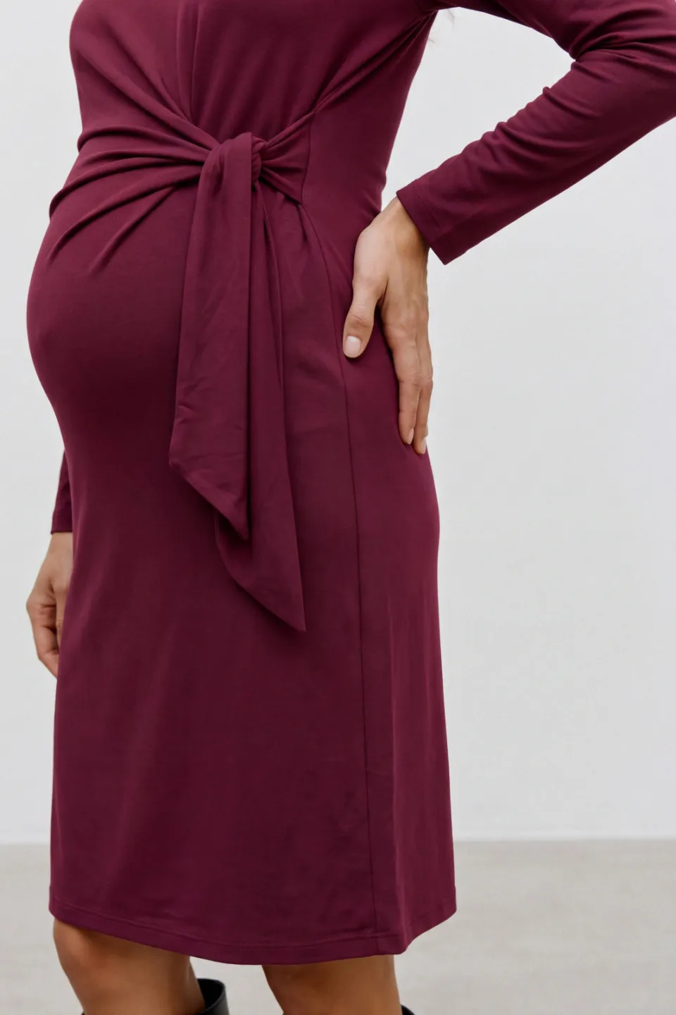 Vero Moda Maternity zwangerschapsjurk VMMJILL donkerrood, foto 4