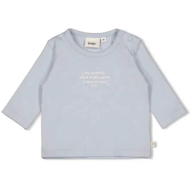 Feetje longsleeve The Magic is in You lichtblauw, foto 2