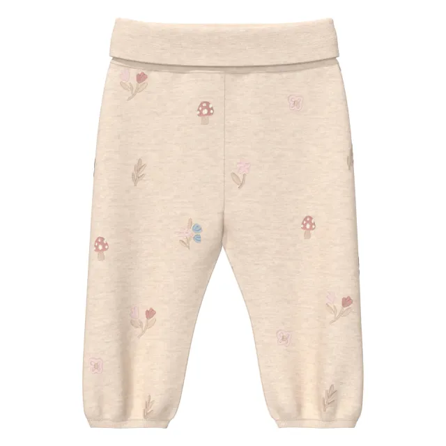 s.Oliver katoenen babybroek met print beige, foto 2