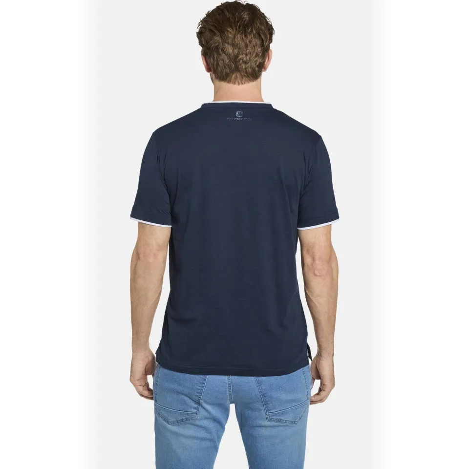 Jan Vanderstorm FLEMMING t-shirt donkerblauw, foto 4