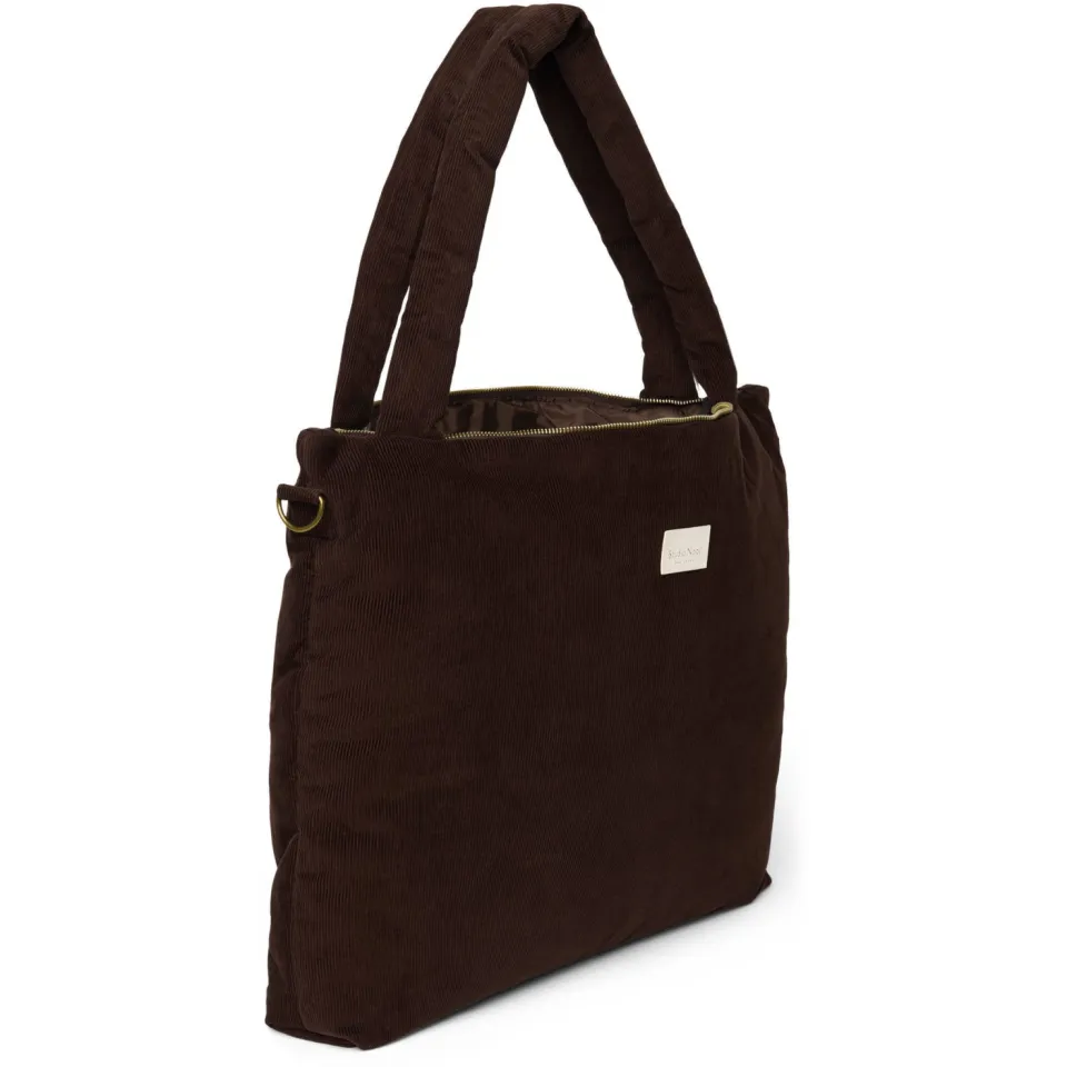 Studio Noos luiertas Rib Puffy Diaper Bag donkerbruin, foto 2