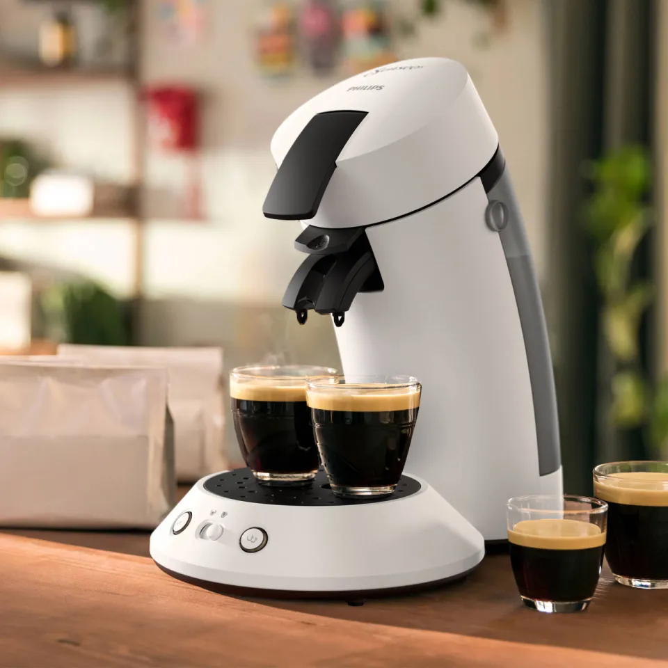 Philips Senseo Original Plus CSA210/10 koffiepadmachine wit, foto 5
