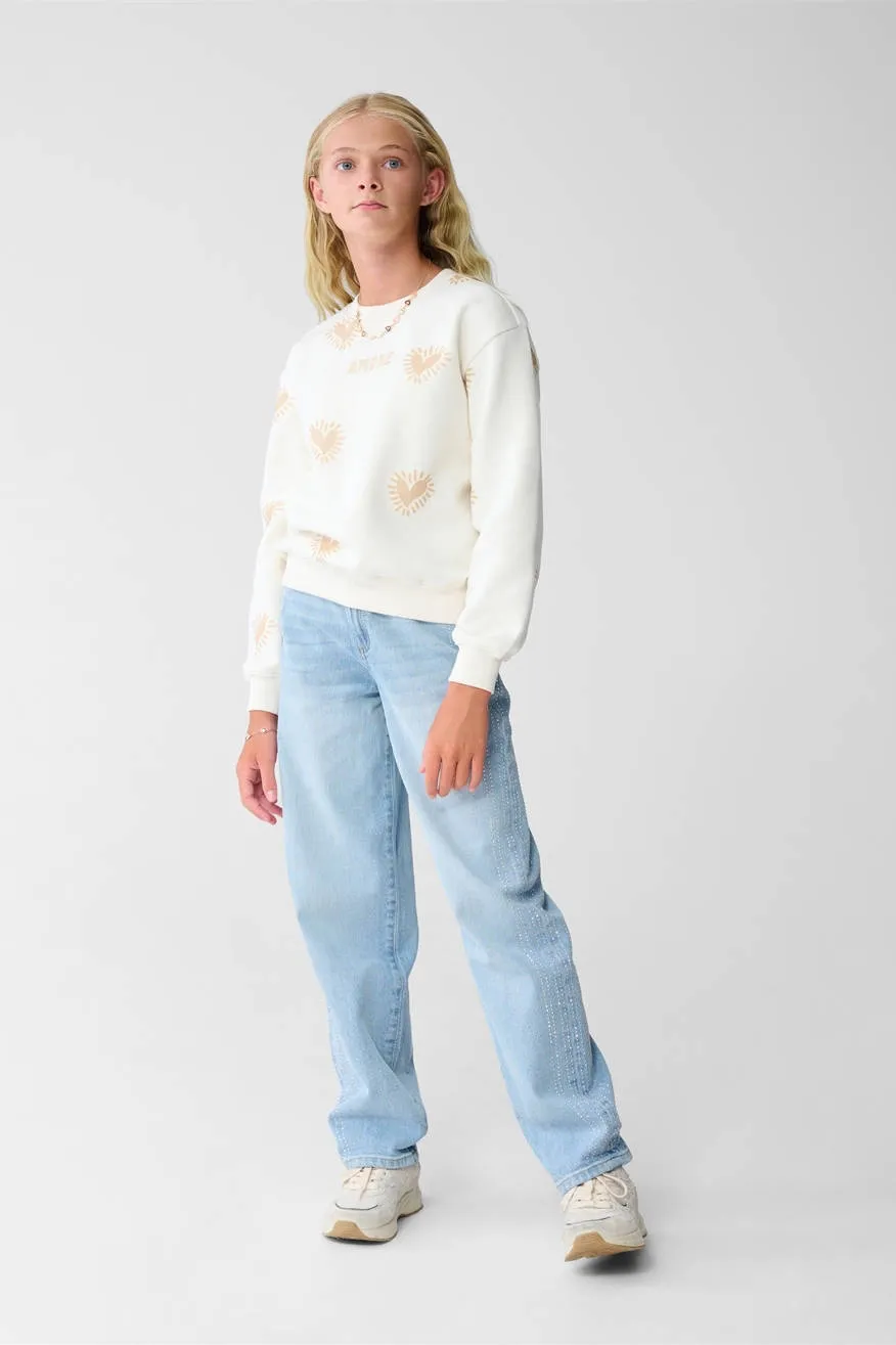 Shoeby barrel high waist barrel jeans light blue denim