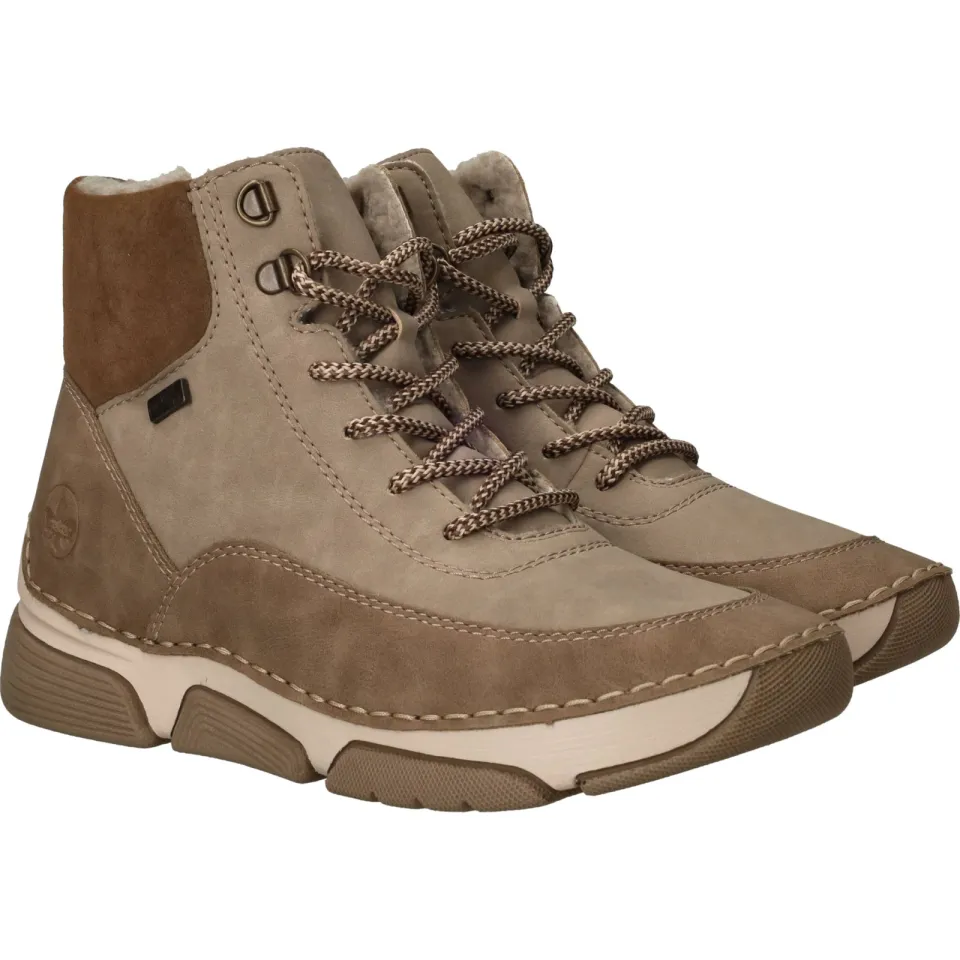 Rieker Booties veterlaarsje beige, foto 3