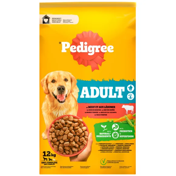 Pedigree Adult hondenbrokken rund en groenten, foto 2