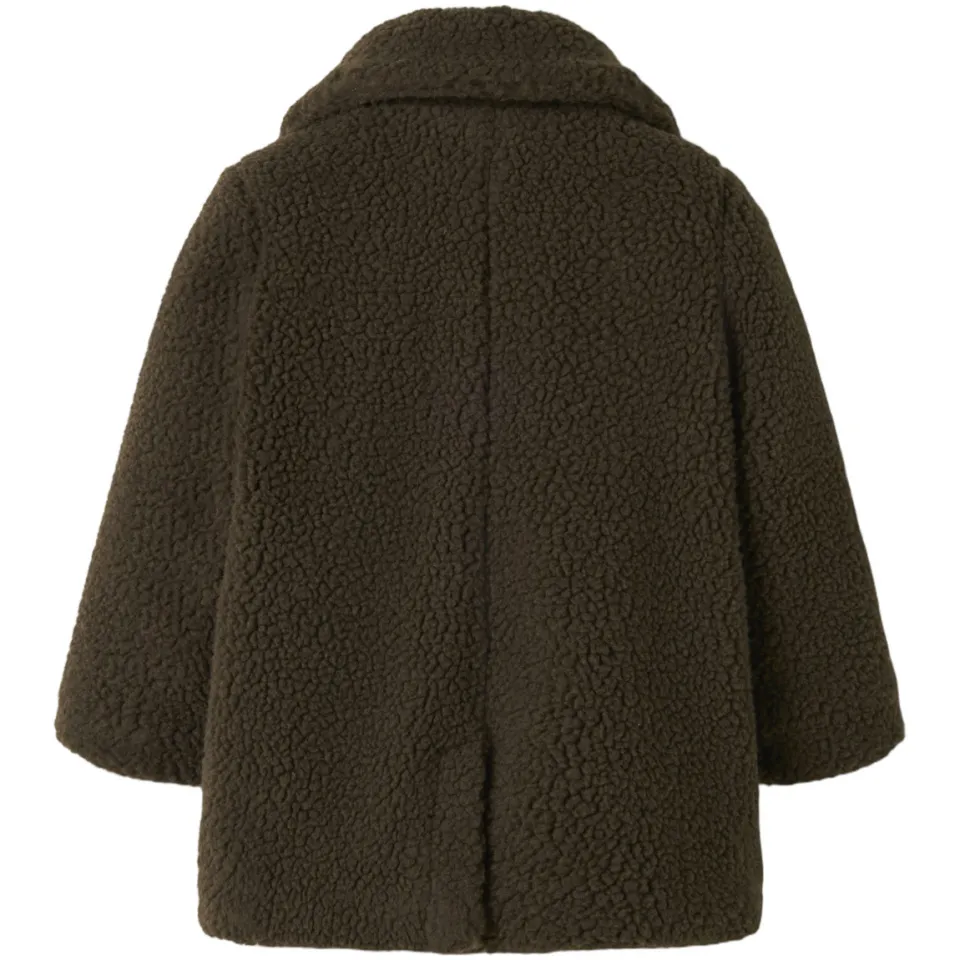 Lil' Atelier Meisjes Jassen Nmfnalo Loose Long Jacket Lil - Bruin, foto 3