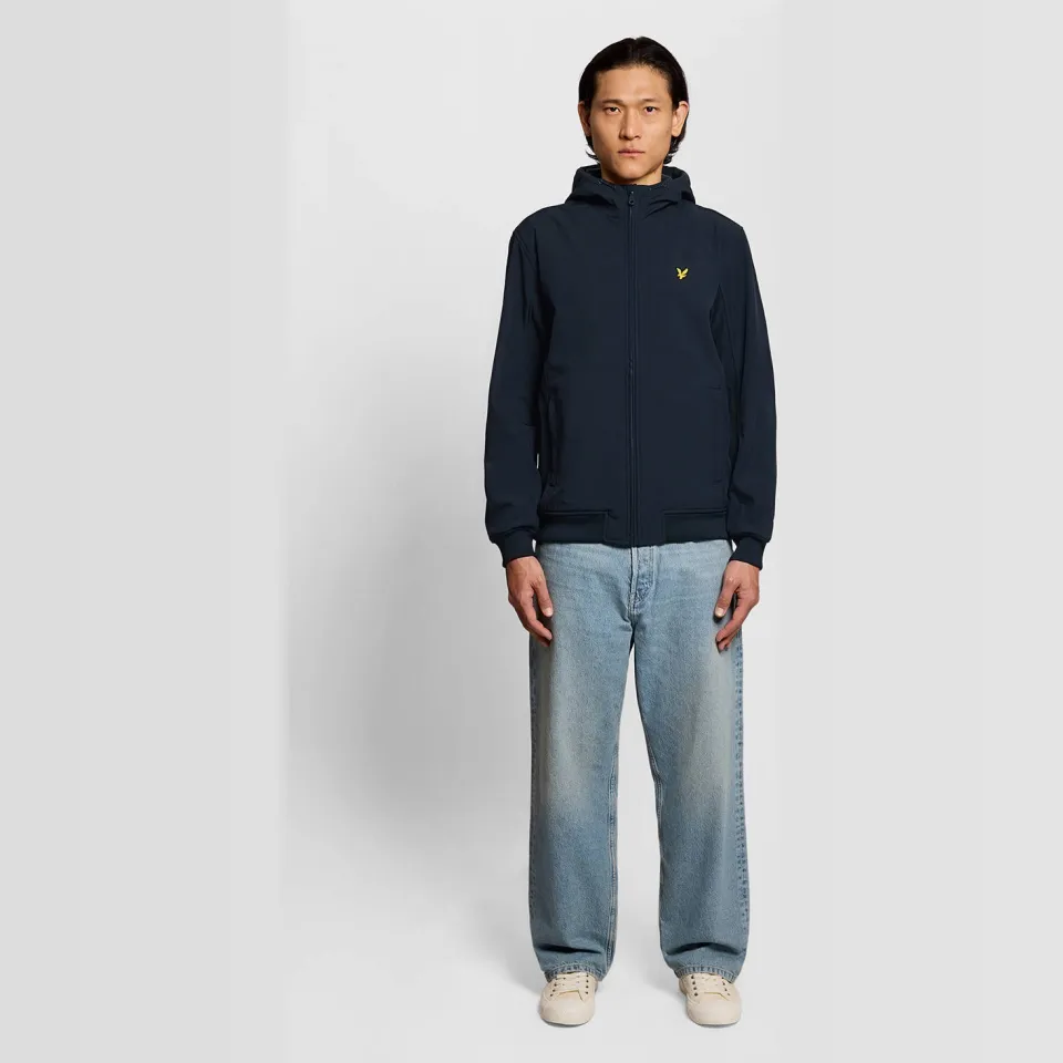Lyle & Scott softshell jas donkerblauw, foto 3