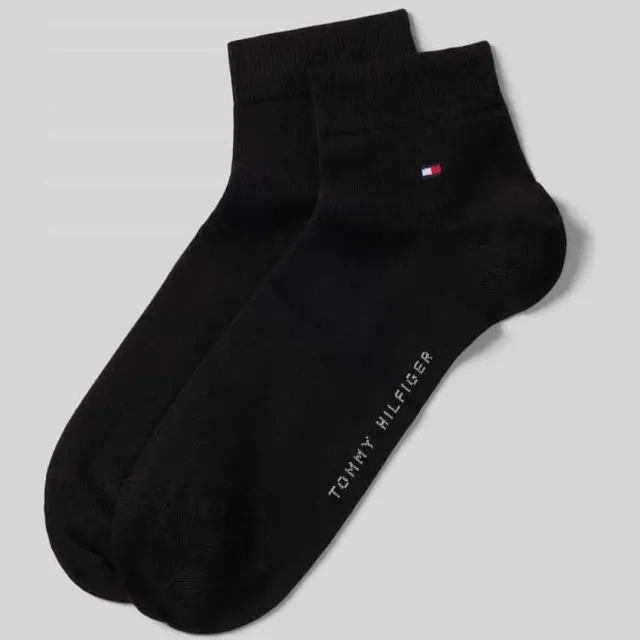 Tommy Hilfiger sokken Quarter met logo - zwart (set van 2), foto 2