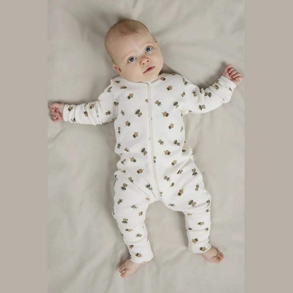 NAME IT BABY pyjama NBMNIGHTSUIT beige groen, foto 4
