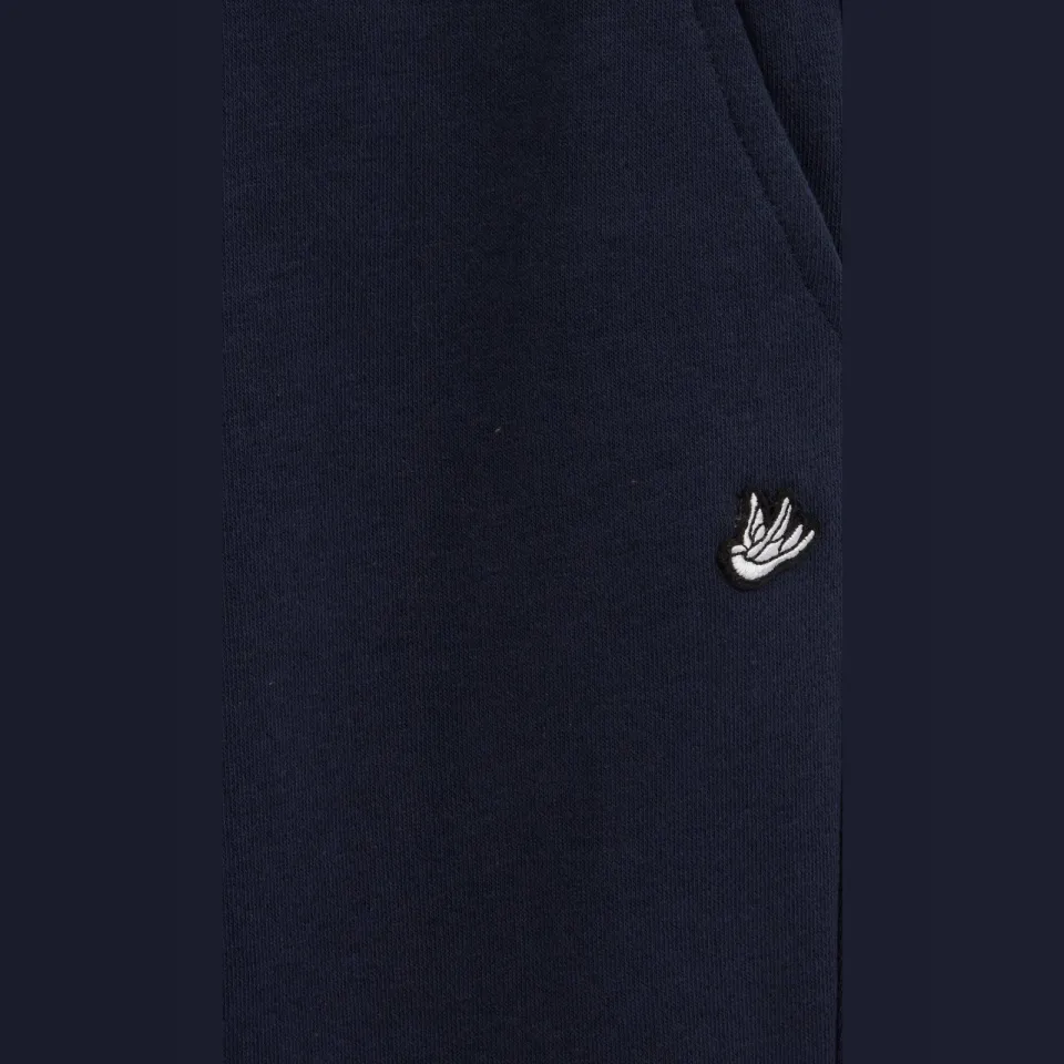 WE Fashion tapered joggingbroek donkerblauw, foto 6