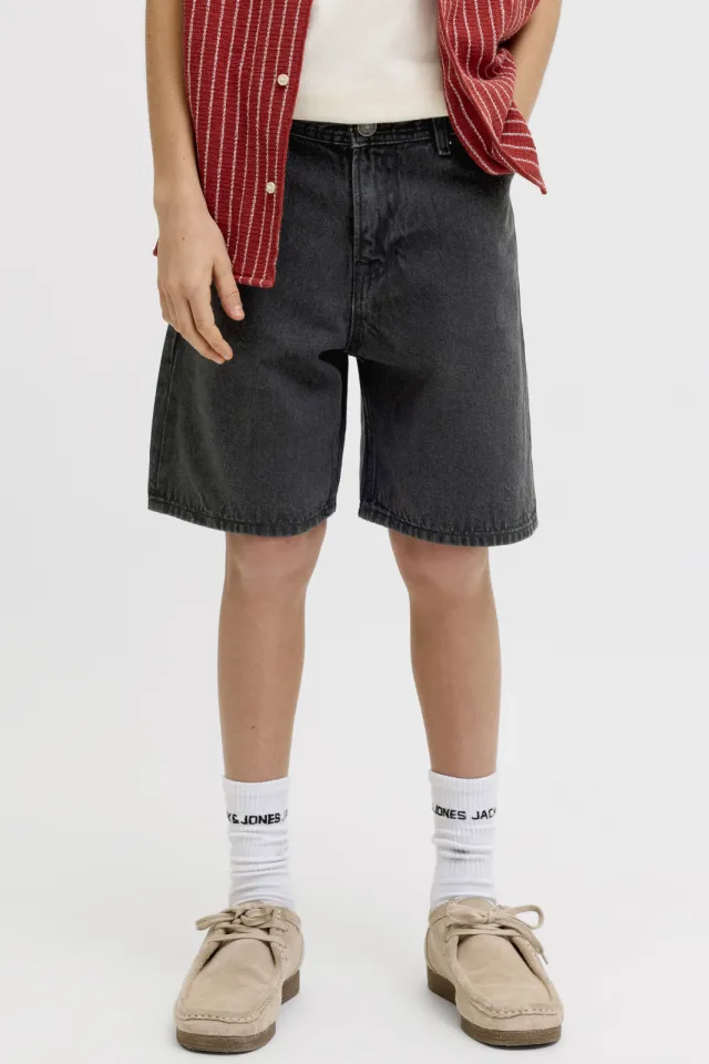 Jack & Jones jeansshort black denim, foto 6