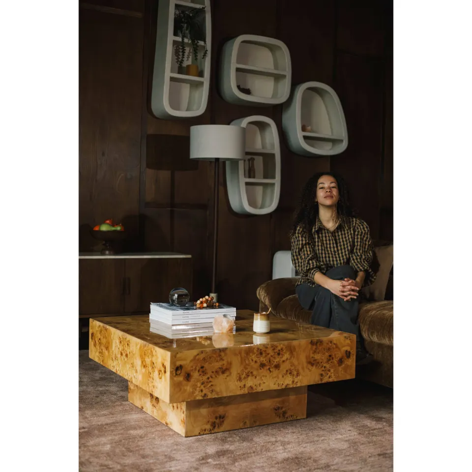 Dutchbone salontafel Quinn bruin, foto 4