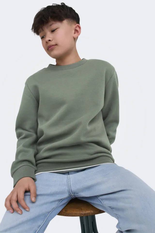 Only & Sons JUNIOR sweater grijs Castor Gray