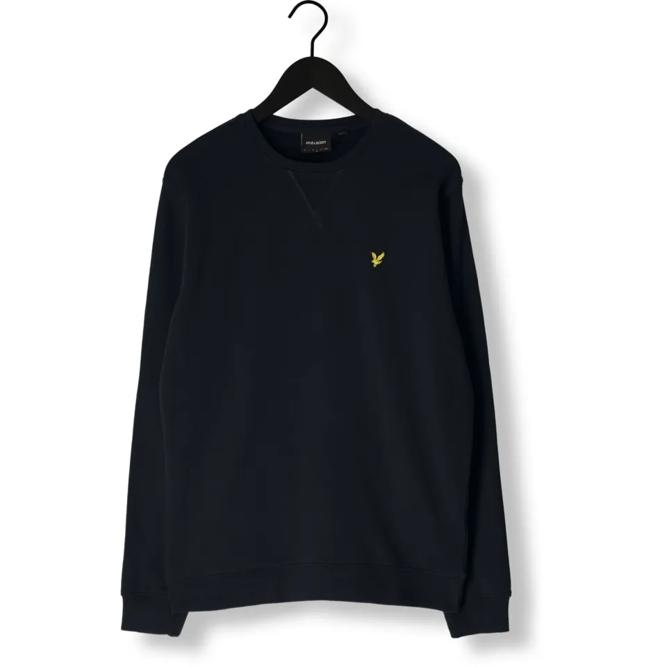 Lyle & Scott Heren Truien & Vesten Crew Neck Sweatshirt - Donkerblauw, foto 3