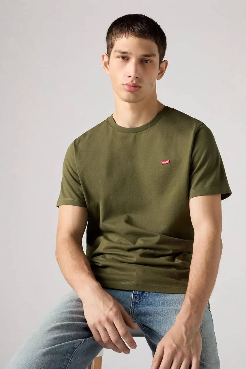 Levi's Original HM tee t-shirt olijfgroen, foto 3