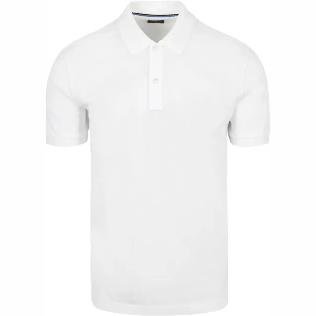 Olymp T-shirt Olymp Poloshirt Piqué Wit